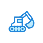 Excavator SVG Icon